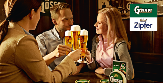 ARamba Kampagne Zipfer-/Gösser: Jahresbedarf an Bier gewinnen